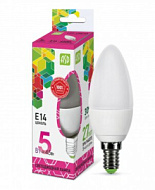 1356782 Лампа светодиодная LED-СВЕЧА-standard 5Вт 230В E14 6500К 450лм ASD 4690612034072