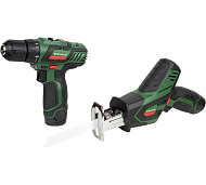 Набор STATUS СТ-12 PRLi Дрель-шуруповерт аккумуляторная+Сабельная пила