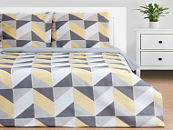 Постельное белье Этель дуэт "Gold illusion" 143*215 см - 2 шт, 220*240 см, 70*70 см -2 шт