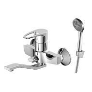 DR70044 Смеситель для ванны Decoroom, с коротким изливом, хром