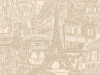 Обои Риволи Винил Горячего Тиснения  город бежевый 1,06*10м