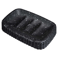 433239650 Мыльница Velvet черный гранит