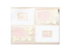 Клеенка EASY LACE ажурная ПВХ розовая 1,32*22м
