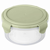 848789 Контейнер д/хран.продуктов SMART LOC герметичный, круглый, зеленый 0,55л