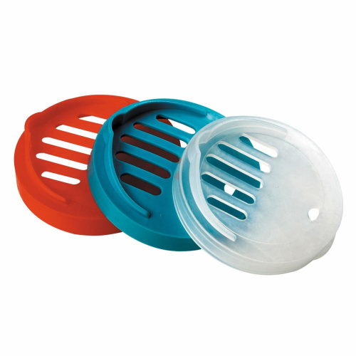 Крышка сливная поэтиленовая, d-82 мм, микс