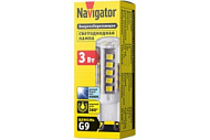 Лампа светодиодная 14 010 NLL-P-G9-3-230-6.5K 3Вт прозрачная 6500К холод. бел. G9 250лм