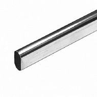 Труба овальная хром 25х1.0х1000 мм