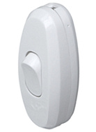 Переключатель бра Makel одноклавишный белый 10014