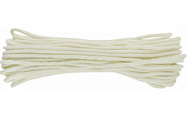 Фал плетеный с сердечником капрон 16 пр. d=6 мм 20 м белый