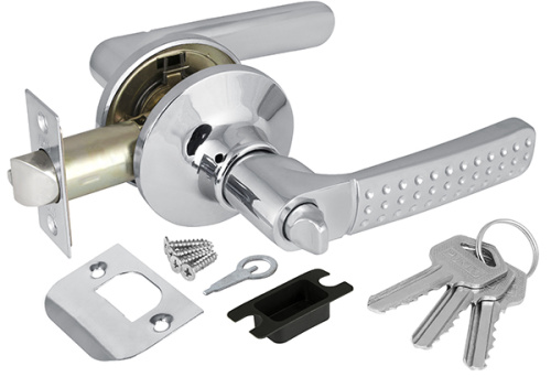 Ручка защелка PUNTO 6026 CP-E (кл./фик.) хром