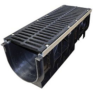 Лоток PolyMax Basic ЛВ-15.21.22-ПП, пластиковый, с решеткой ячеистой пластиковой кл А