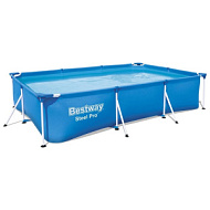 Бассейн каркасный Steel Pro, 300 х 201 х 66 см, фильтр-насос, Bestway