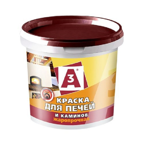 Краска для печей и каминов А3 1,3кг