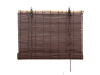 Бамбуковая рулонная штора Bamboo шоколад 80*160см