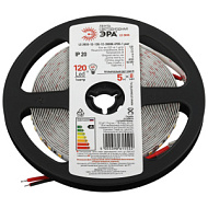 1810808 Лента светодиодная LS2835 12-120-12-3500K-IP20-1 year-5m нейтр. бел. (уп.5м) Эра Б0053971