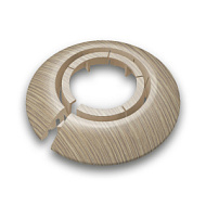 Обвод универсальный для труб Ф25-34мм "Идеал" (2шт. во флоупак) Дуб светлый