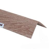 Угол ПВХ 40мм*40мм*2700мм дуб беленый текстурированный(25шт)