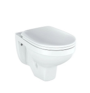 30745 Унитаз подвесной РИО Люкс дюропласт с микролифтом ROSA