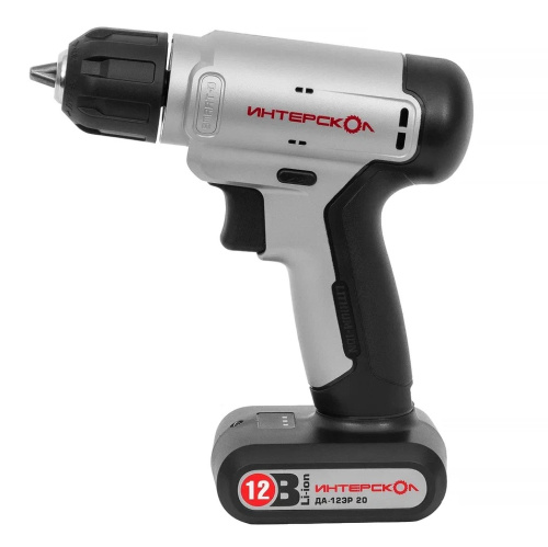Дрель аккумуляторная ИНТЕРСКОЛ ДА-12ЭР 20 СМАРТ-Д