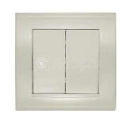 1062111	Выключатель Universal  Бриллиант 10А IP20  2-кл. СП сл. кость 7948622