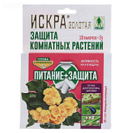 Искра золотая Палочки для защиты комнатных растений 10 шт