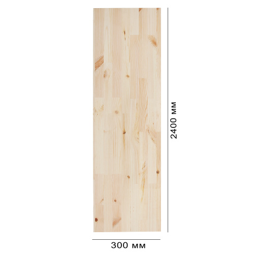 Мебельный щит 18*400*2400мм Сорт В