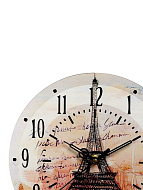 Часы настенные "Париж", дискретный ход, d-23.5 см