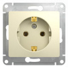 Механизм розетки 1-м СП Glossa 16А с заземл. беж. SchE GSL000243 , 275203