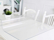 NEW Клеенка ПРОЗРАЧНАЯ CRYSTAL 100%ПВХ 0.8мм*0,6м*20м