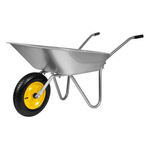 Тачка садовая, грузоподъемность 90 кг, оцинк. рама, объем 65 л