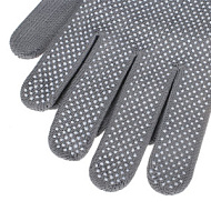Перчатки нейлон ПВХ `Микроточка` серые 'Praktische Home'