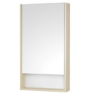Зеркало-шкаф Акватон Сканди 45 белый/дуб верона 450*850*130мм