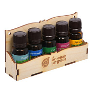 Набор эфирных масел "Легкое дыхание" (Пихта+можжевельник+ель+шалфей+эвкалипт)15 мл