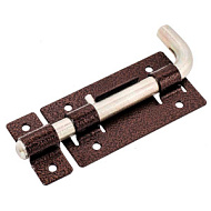 Задвижка дверная Киров Секрет ЗД-03 антик медь круглый Г-образный