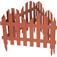 Забор декоративный "Романтика", 28 х 300 см, терракот, Россия, Palisad