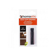 Воск для восстановления паркета и ламината Homastic, 30гр, черный