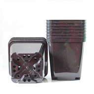 Горшок для рассады 0,31л квадратный