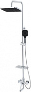 Душевая система AWP Shira S0562C с тропическим душем и поворотным изливом, хром