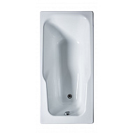 Ванна чугунная "Нега У"  150*70*40см 1сорт (4 ножки в комплекте)