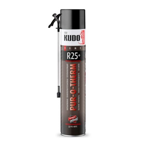 Теплоизоляция KUDO PUR-O-THERM R25 , напыляемая, пенополиуретановая, 1000мл