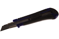 10197М Нож MOS технический, пластиковый, обрезиненный, 18 мм