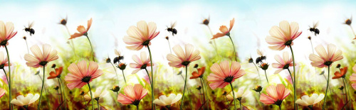 Панель АБС фартук Пчелка 3000*600*1,5мм