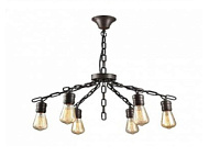 Люстра подвесная Kristen Toplight 6*60W Е27 24кв. м