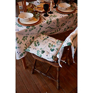 Сидушка на стул "Доляна" Eucalyptus 42х42х7 см, 100% хлопок, 164 г/м2