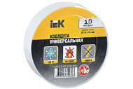 304393 Изолента ПВХ 0.13х15мм (рул.10м) бел. IEK UIZ-13-10-10M-K01