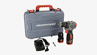 E0241 Шуруповерт акк. BL-161B ProfiPower (со съемным патроном, 16В, 40Нм, АКБ 2х 2.0Ач, З/У, кейс)