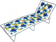 2875486 Раскладушка Стефания, 192 х 65 х 24 см МИКС