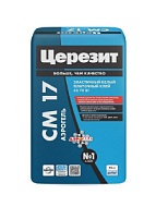 Клей для плитки Церезит СМ 17 белый аэрогель C2 TE S1 25кг