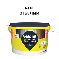 Затирка Vetonit Comfort Spectrum белый 2 кг