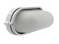 Светильник НПП 03-60-021 "Банник" 1401 овал малый 1х60Вт E27 IP65 корпус бел. Элетех